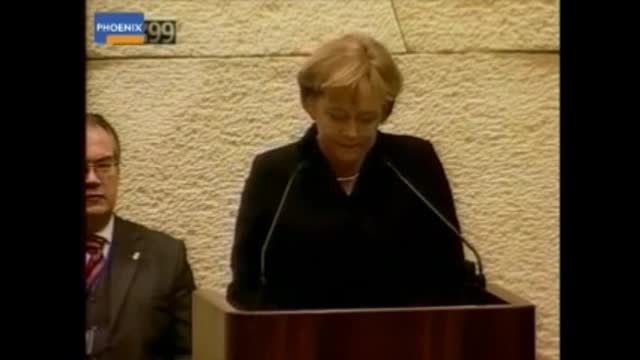 Merkel Muttersprache spricht hebräisch 🤔🤔🤔