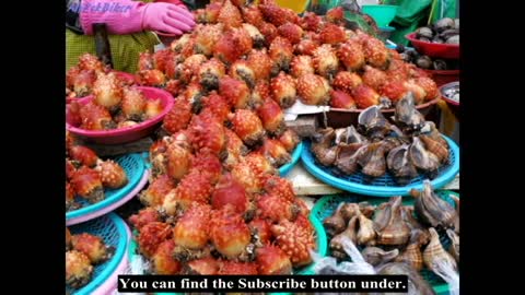 Heard of sea pineapple? It's Korean seafood delicacy