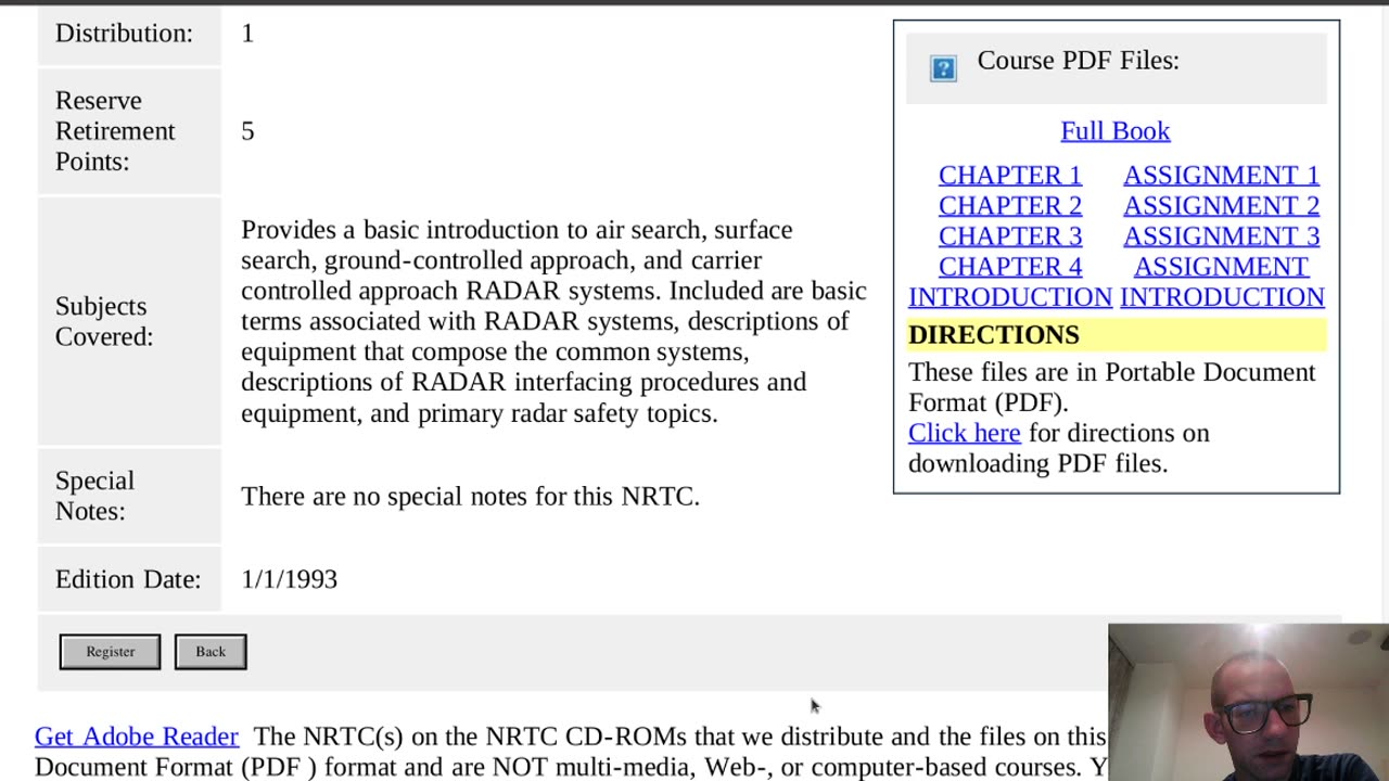 Summary of NAVEDTRA 14089 - Electronics Technician (ET), Volume 04--Radar Systems