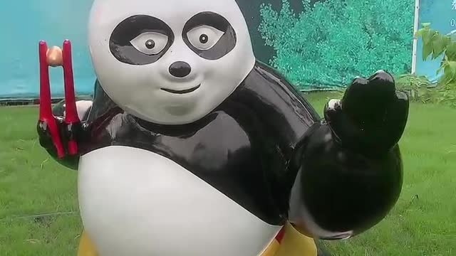 Kung Fu Panda Statue