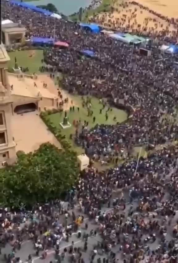 Protesters storm the presidential palace in Sri Lanka2