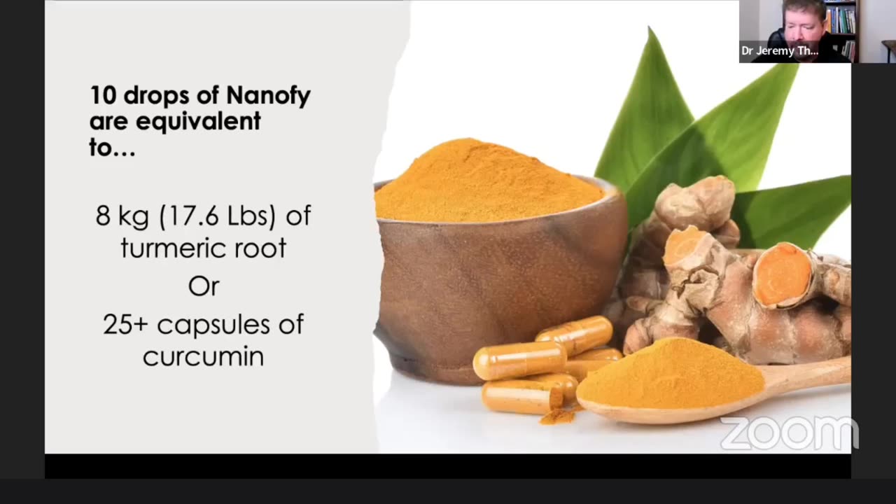 CURCUMIN: from Tumeric; is now NANOFIED, for deep absorbsion.