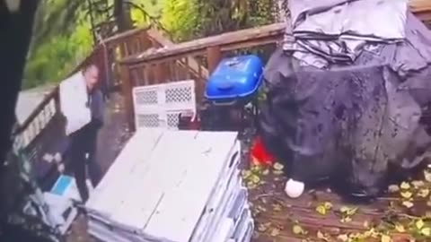 Deck collapsed