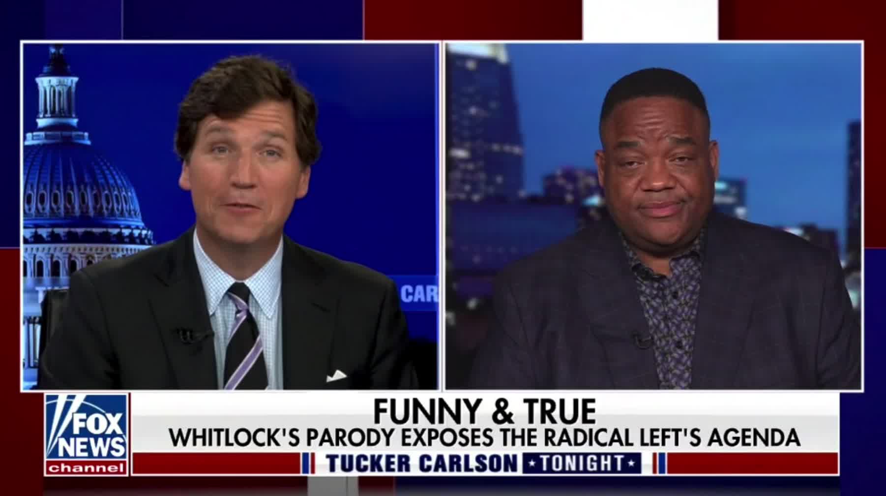 Jason Whitlock tells Tucker Carlson about a new parody video released by The Blaze