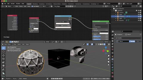 Blender Tutorial | Using Object Shape to Apply Material