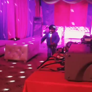 Two cute babies dancing on marriage cermony at stage.#Shorts Tiktok video