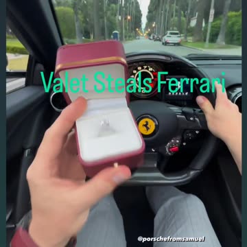 Getting rid of the evidence thugs Steal ferrari valet recover miami?