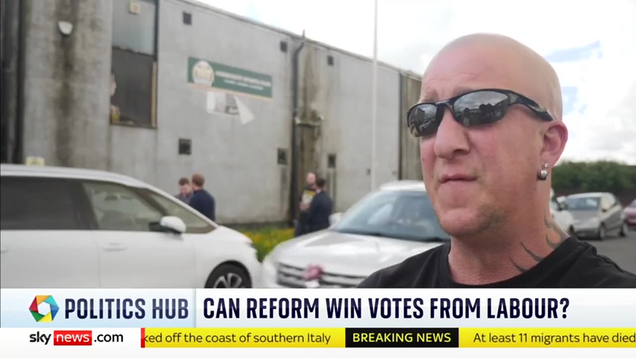 Can Reform win votes from Labour. Sky News