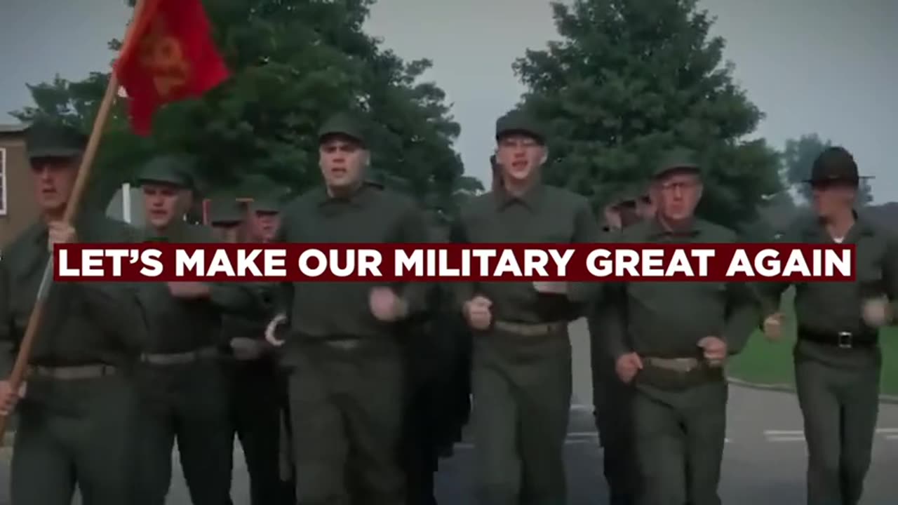 "WE will not have a WOKE Military." DJT-