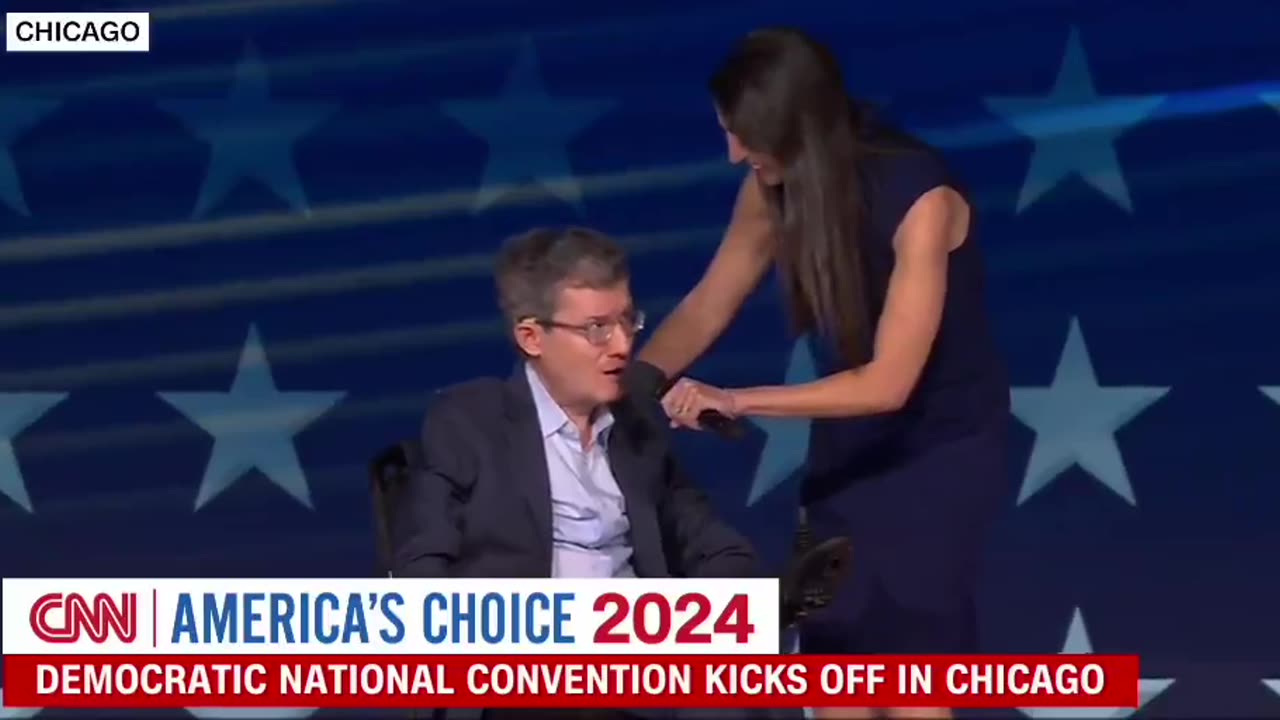 Is that poor man having a seizure?