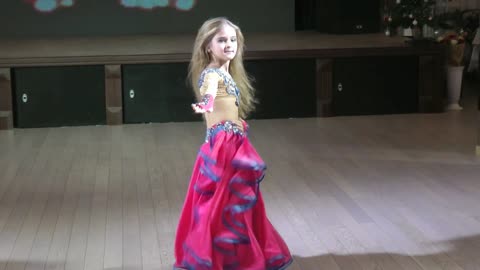 Cute baby belly dance amazing