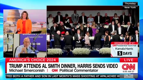 'She Should've Been There': CNN Guest Says Kamala Harris 'Blew It' By Skipping Al Smith Dinner