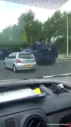 Netherlands Gov deploying armored vehicles against farmers who plan to blockade the airports & ports