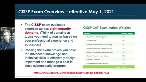 04 - CISSP Exam and domains overview