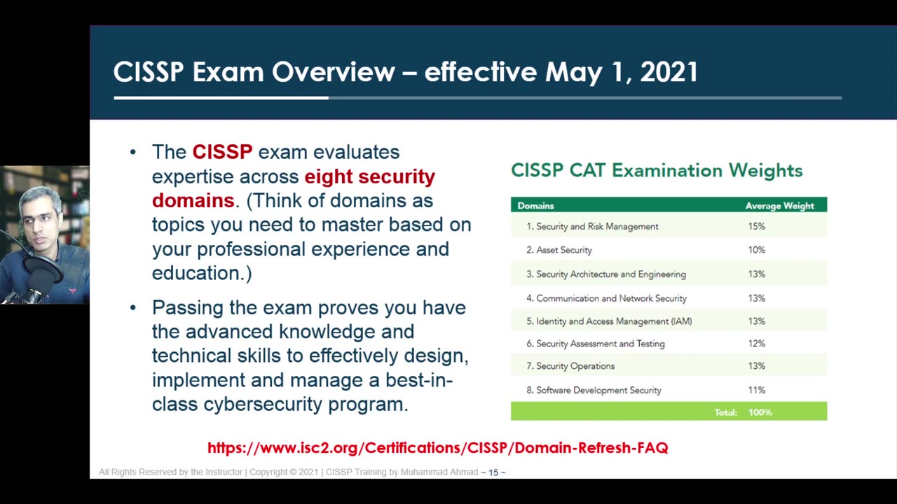 04 - CISSP Exam and domains overview