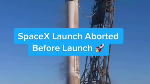 Abort Spacex falcon 9 aborted seconds before launch #shorts #shortvideo #nasa #unitedstates