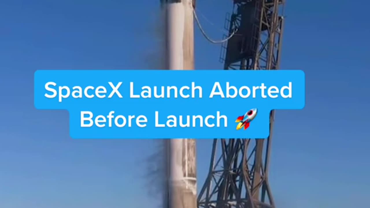 Abort Spacex falcon 9 aborted seconds before launch #shorts #shortvideo #nasa #unitedstates