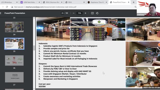 Dialog Diaspora dan Pelaku UKM dan Koperasi di Indonesia