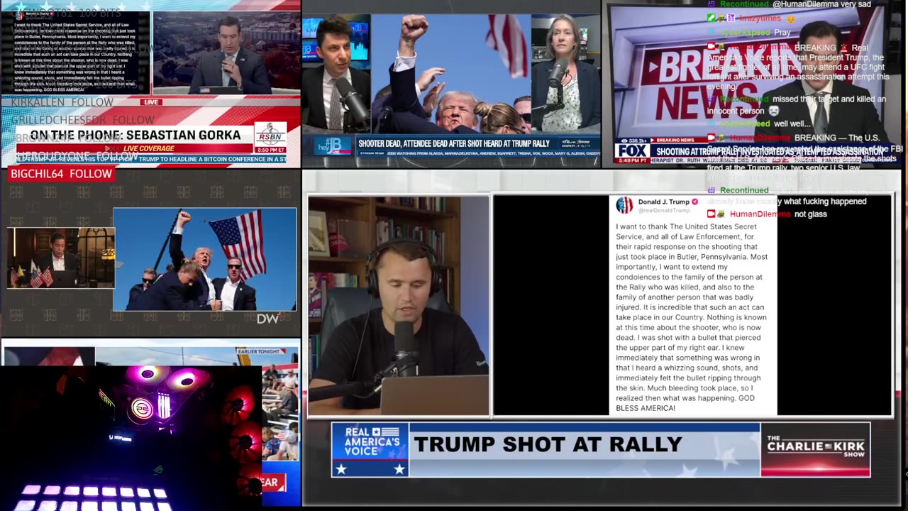 TRUMP SHOT AT RALLY !!! | ASSASSINATION ATTEMPT ON PRESIDENT TRUMP BUTLER, P.A. RALLY- 7/13/24