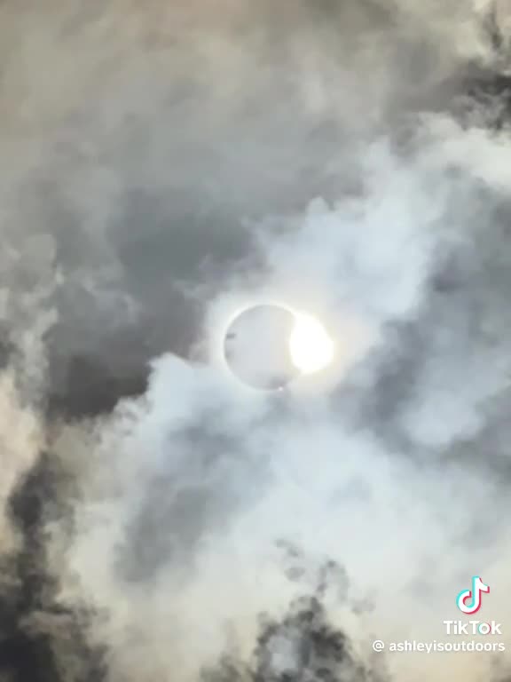 UFO’s Flying By Eclipse