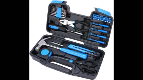 Review: EFFICERE 40-Piece All Purpose Household Tool Kit – Includes All Essential Tools for Hom...