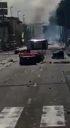 Latest footage from the French island of Guadeloupe