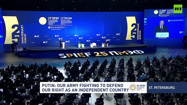 RT - Putin gives key address at SPIEF 2022 plenary session FULL SPEECH 17.02.22