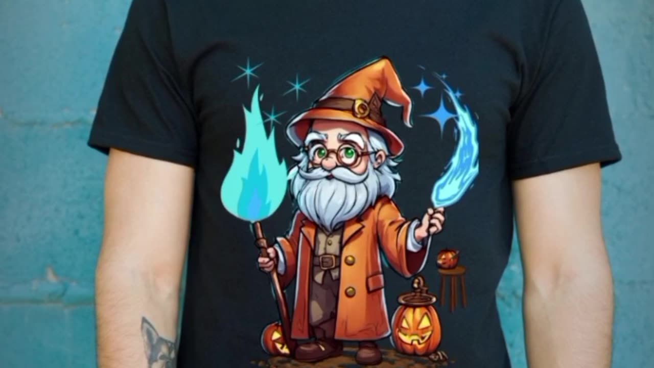 Scientific wizard fantasy T-shirt