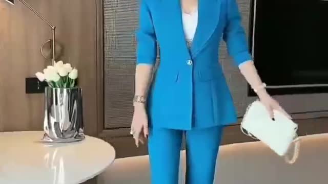 Beautiful blue suit