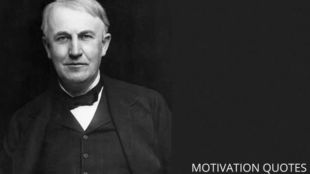 Genius is 1% inspiration .....99%is perspration Quotations of thomas edison