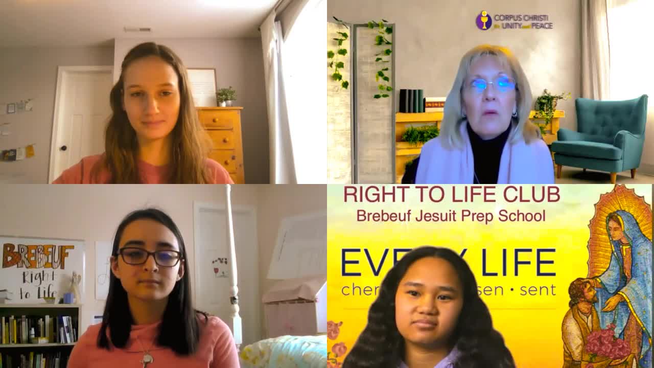 2021: 02/13—Interview with Members of the Brebeuf High School Right to Life Club