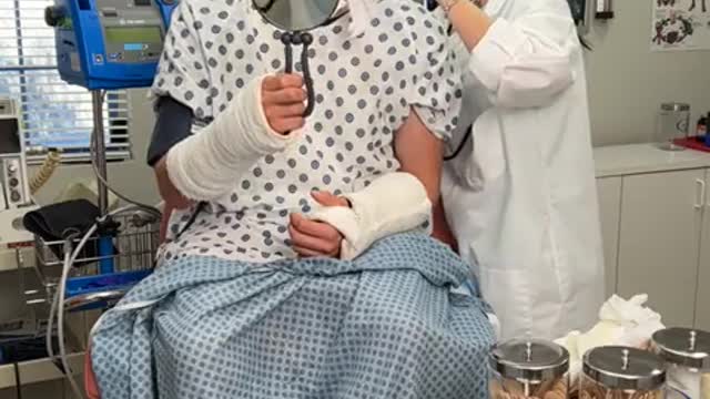 when she saw him after the accident