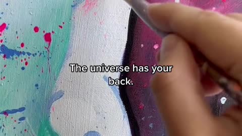 💕 #theuniversehasyourback #artist