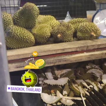 Bangkok Thailand Durian Fruit