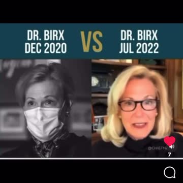 Dr Birx says they knew all along