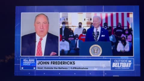 John Fredericks comments on Joe Biden lies on voting rights