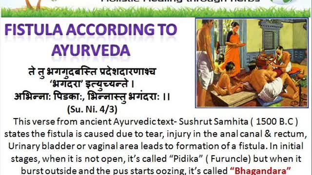 Ayurvedic Treatment for Fistula in Ano - Causes and Symptoms