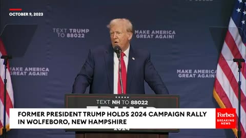 President Trump in Wolfeboro, NH