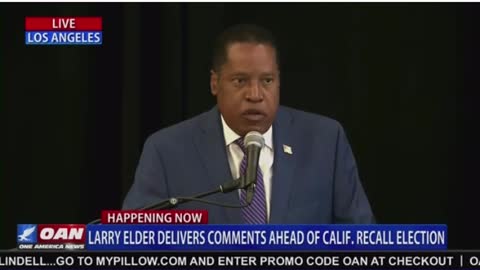 Larry Elder And Rose McGowan Presser 09/12/2021