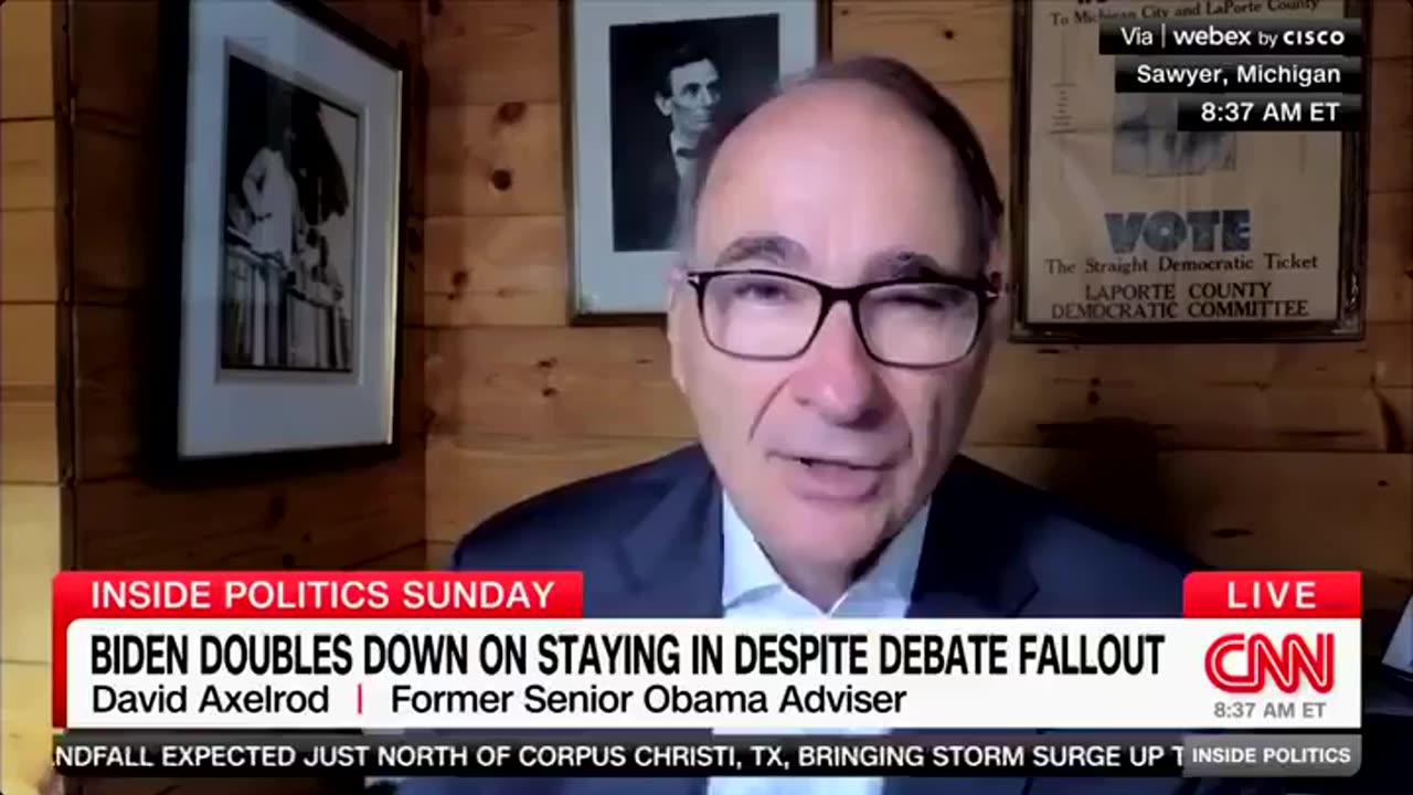 David Axelrod predicts Biden will lose by historic margins