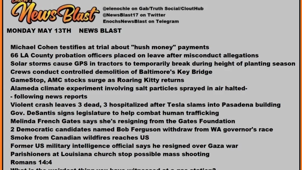 Enoch's News Blast