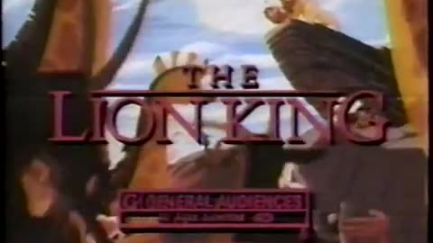 June 17, 1994 - TV Trailer for 'I Love Trouble' and 'The Lion King'