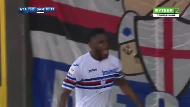 Colombiano Duván Zapata anotó en el triunfo del Sampdoria ante Atalanta