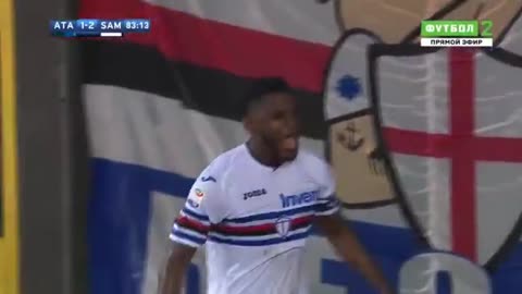 Colombiano Duván Zapata anotó en el triunfo del Sampdoria ante Atalanta