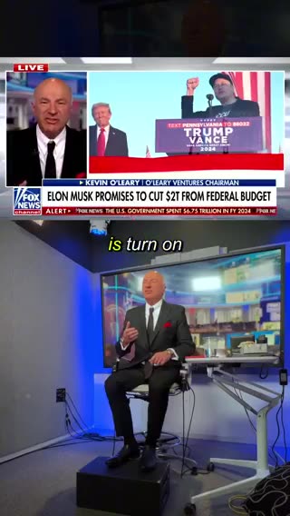 🇺🇸 KEVIN O’LEARY: ELON CAN SHAME POLITICIANS INTO FIXING WASTE