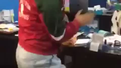 Wacky Tiktok Dancing In The Office