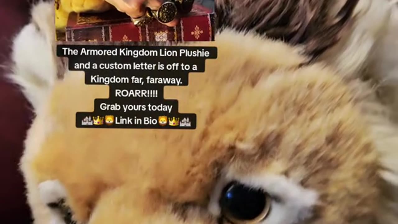 👑🦁THE ARMORED KINGDOM LION PLUSHIE🦁👑LINK IN DESCRIPTION