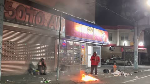 Kensington Ave Philadelphia at Night