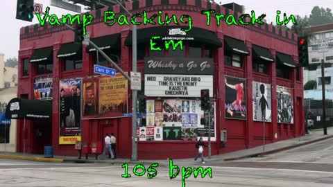 Vamp Backing Track in Em 105 bpm