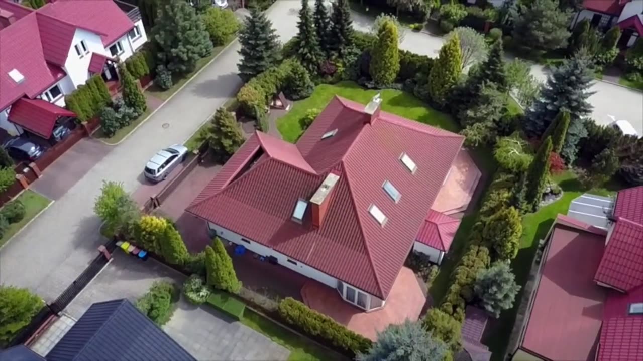 New modern village with design houses